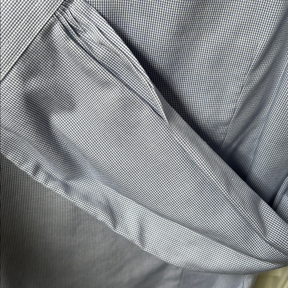 Brooks Brothers fitted ladies blue/white checked size 14 button down shirt - Picture 8 of 9